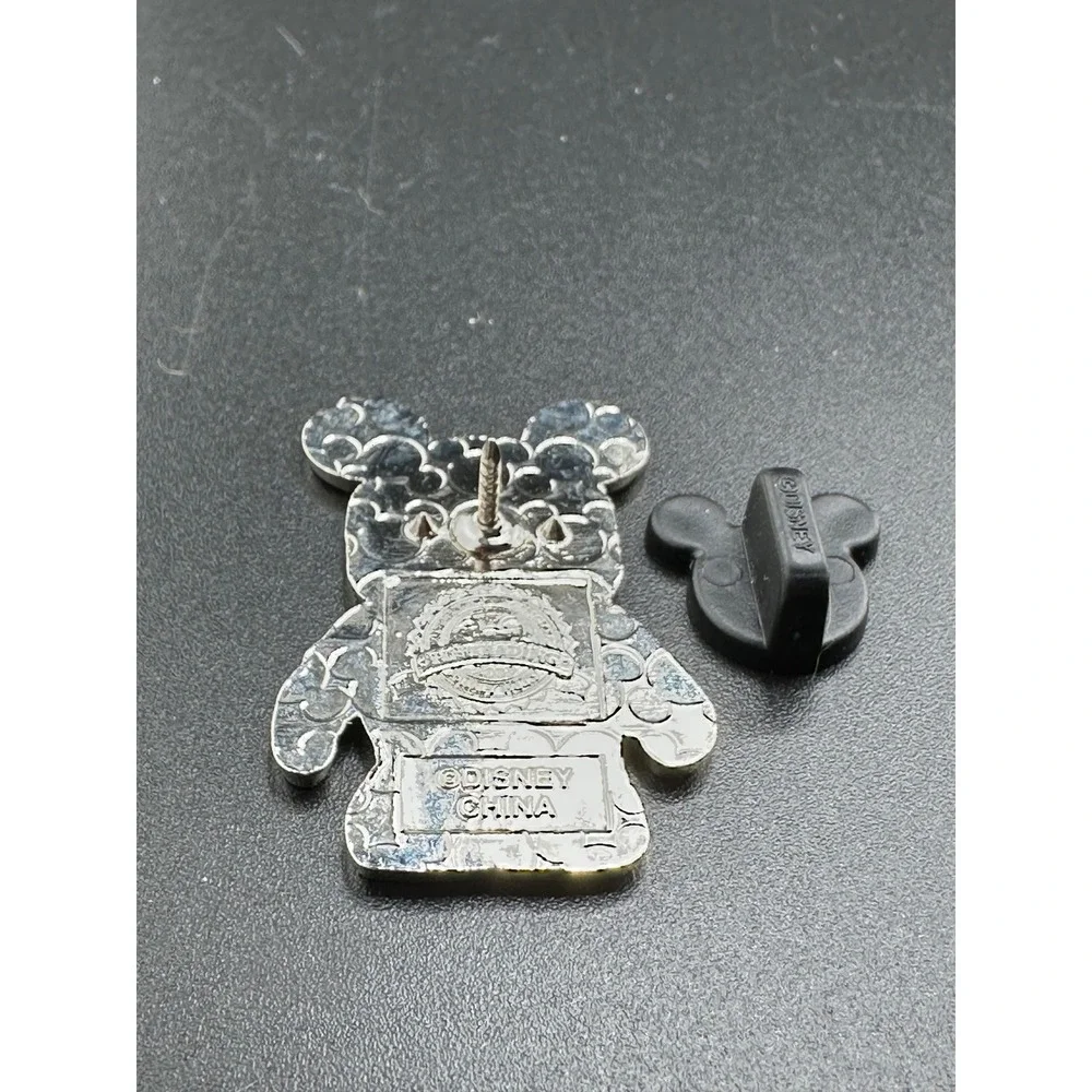 2009 pink monorail vinylmation disney trading pin Mickey Mouse Hidden Mickey